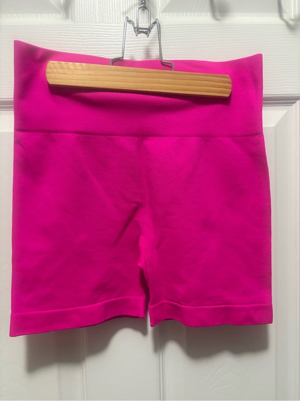 ZYIA High-Waist Hot Pink Active Shorts